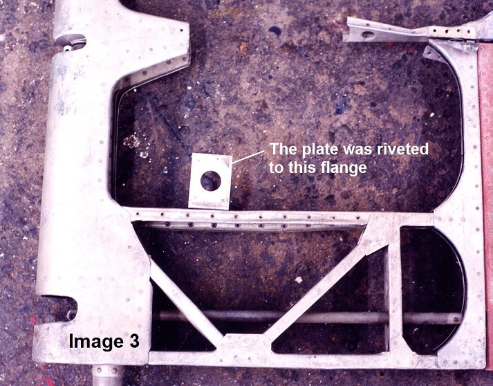 Image 3 A6M3 22 Rudder Plate Location
