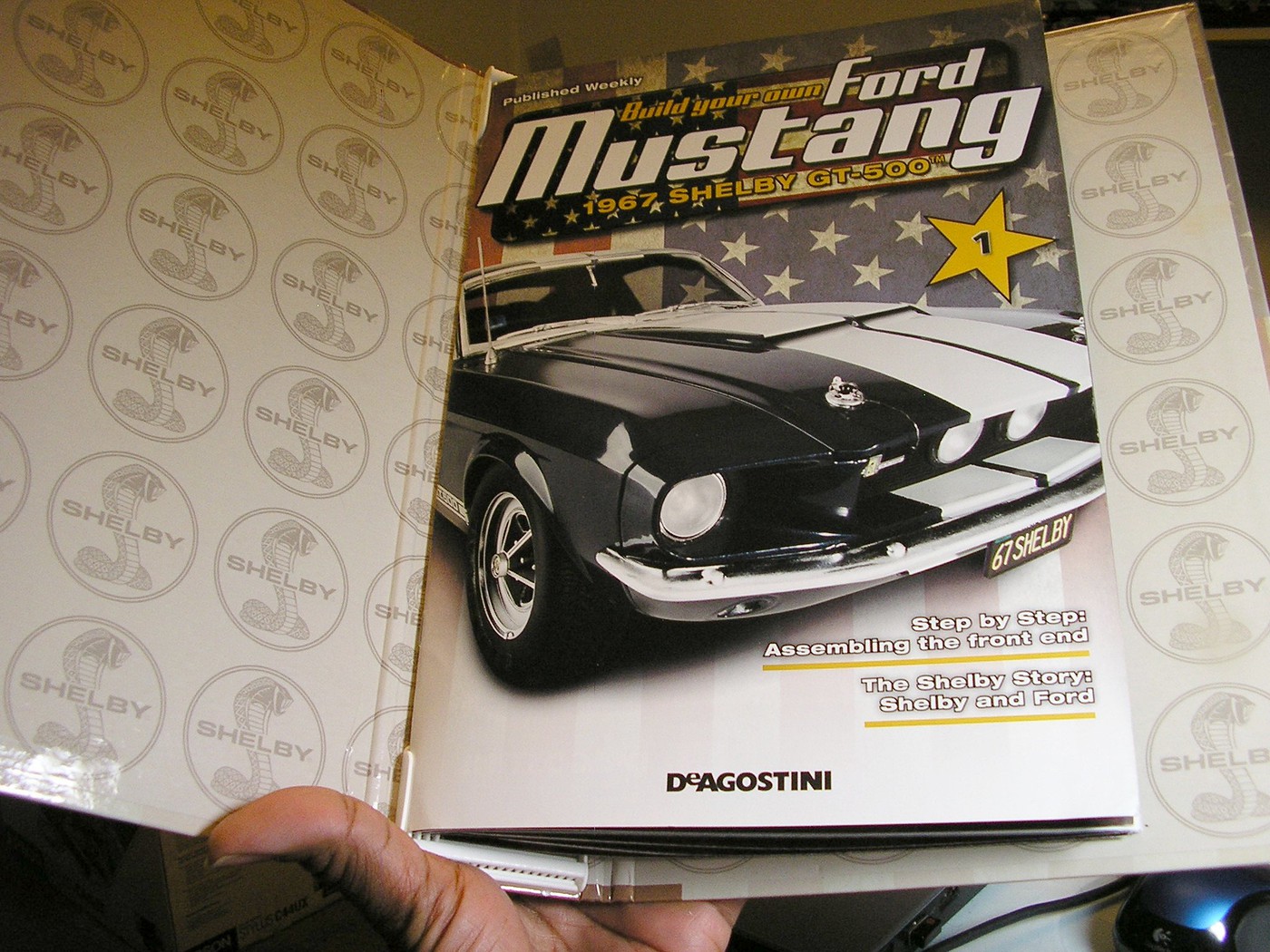 1/8 DEAGOSTINI Build Your Eigene Ford MUSTANG 1967 Shelby GT-500 Ausgabe 51 Inc 